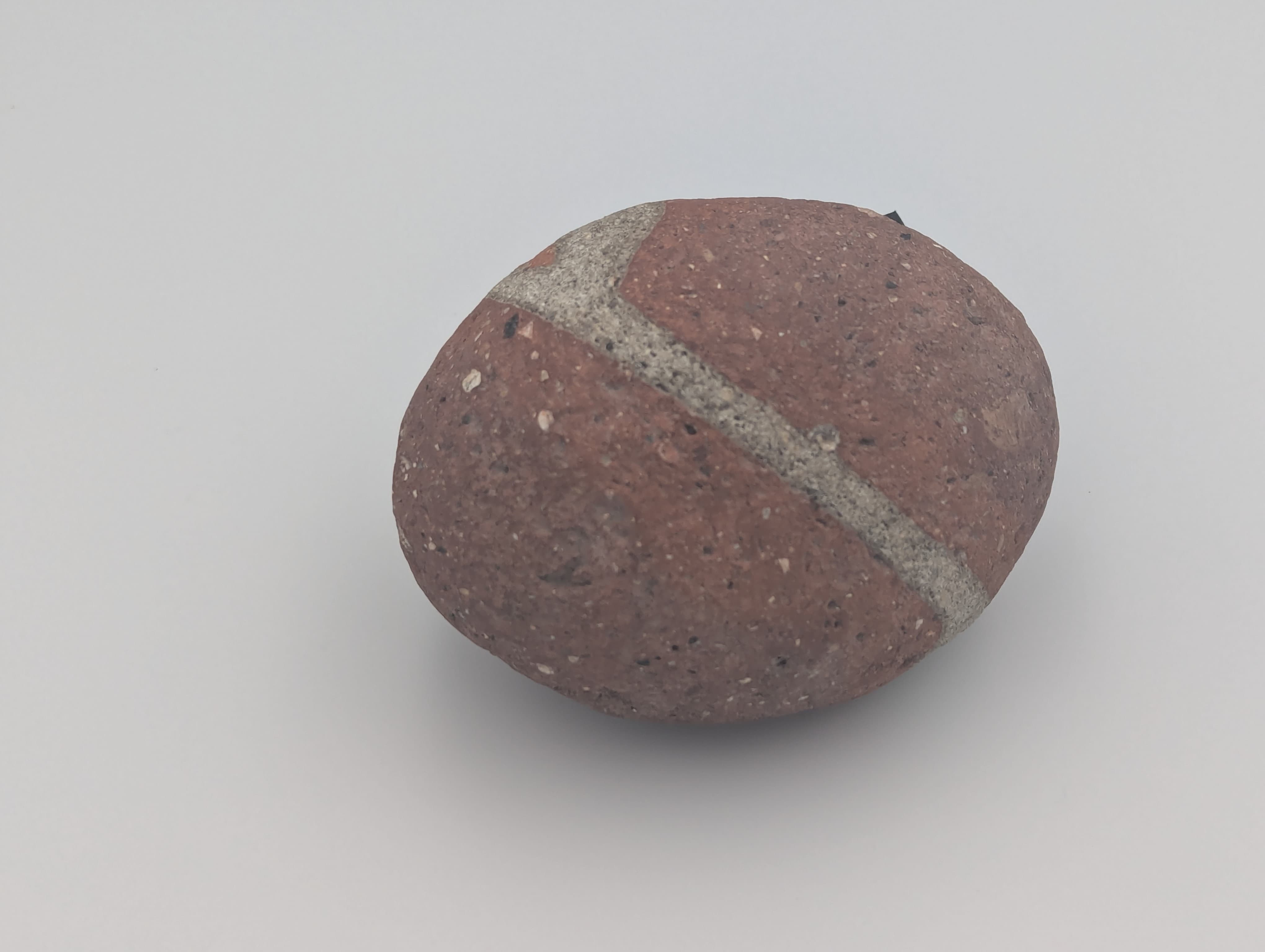 Three different bricks make up this sea brick